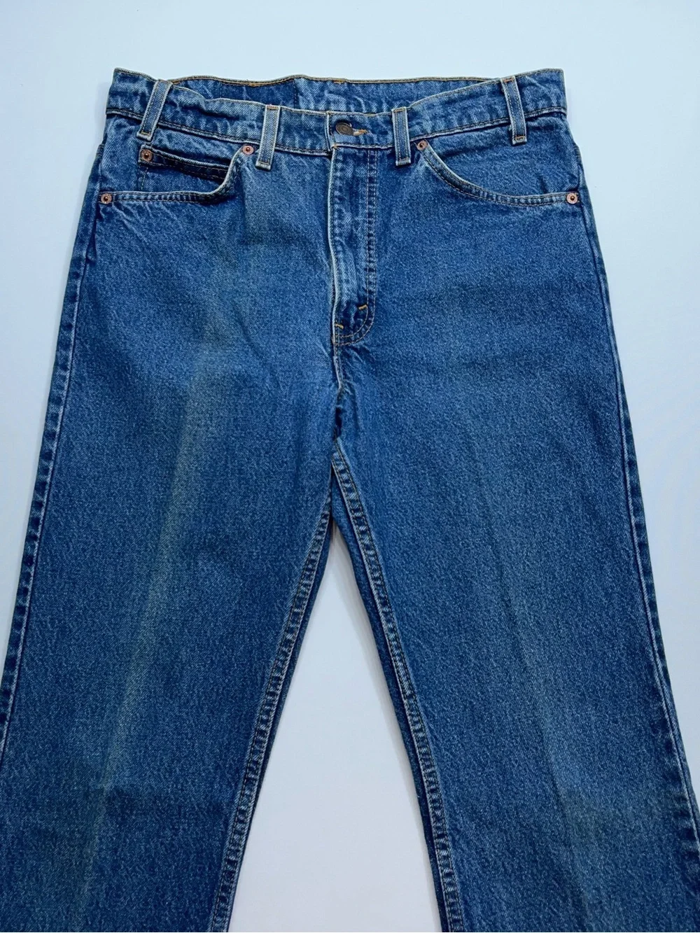Vintage Levi’s Orange Tab Jeans Mens Size 33x34 517 Bootcut 90s Made in USA